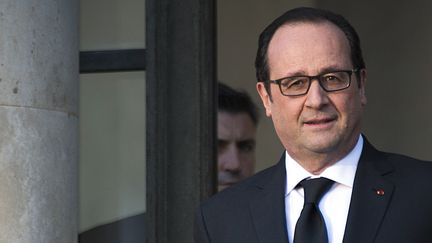 Le pr&eacute;sident de la R&eacute;publique, Fran&ccedil;ois Hollande, au palais de l'Elys&eacute;e, &agrave; Paris, le 4 f&eacute;vrier 2015. (MARTIN BUREAU / AFP)