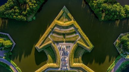 La ligne de défense d'Amsterdam (Pays-Bas) a été inscrite&nbsp;au patrimoine mondial de l'Unesco, le 26 juillet 2021. (MAXPPP)