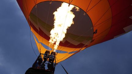  (Une montgolfière a pris feu dimanche dans le Quercy. Photo d'illustration © Maxppp)