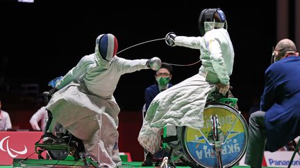 Romain Noble et les Français ont décroché la médaille de bronze en escrime aux Jeux paralympiques de Tokyo. (France Paralympique)