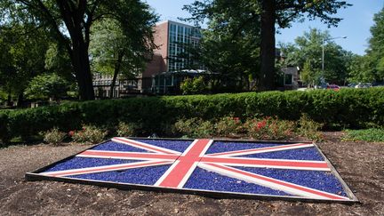 L'ambassade britannique à Washington (Etats-Unis), le 10 juillet 2019. (SAUL LOEB / AFP)