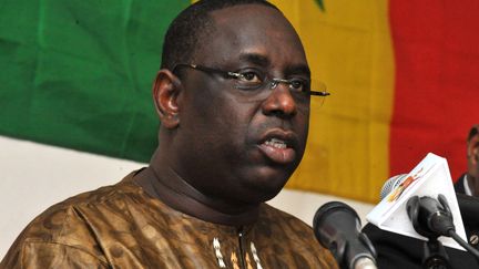 Macky Sall, Premier ministre de Wade de 2004 &agrave; 2007, a fait campagne sur le th&egrave;me de la rupture avec son ancien mentor.&nbsp; (SEYLLOU / AFP)