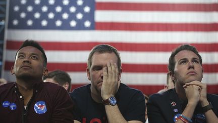 Les supporters de Clinton à la soirée électorale de New-York. (ADREES LATIF / REUTERS)