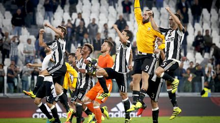 La joie des joueurs de la Juventus