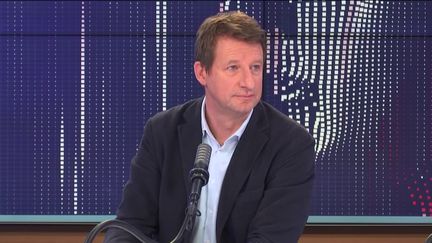 Yannick Jadot,&nbsp;député européen EELV était l'invité du "8h30&nbsp;franceinfo", mercredi 17 mars 2021. (FRANCEINFO / RADIOFRANCE)