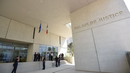 L'entrée du Palais de justice de Béziers dans l'Hérault, le 1 septembre 2016. (SYLVAIN THOMAS / AFP)