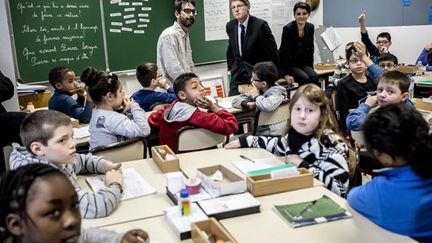  (© MAXPPP / Les "ABCD de l'égalité" avaient été mis en place par Vincent Peillon dans 275 écoles.)