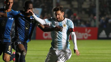 Lionel Messi avec l'Argentine face au Honduras (MARCOS URISA / EFE)