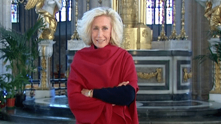 Brigitte Fossey dans la cathédrale Saint-Eloi 
 (France3/culturebox)