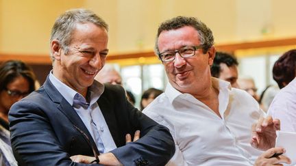 &nbsp; (Les députés PS "frondeurs" Laurent Baumel et Christian Paul  © MaxPPP)