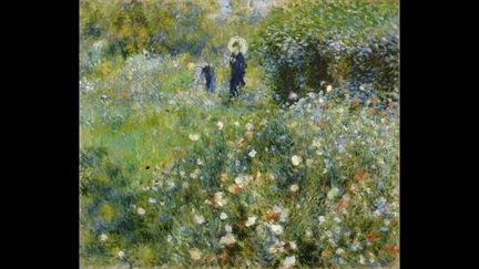 L&#039;exposition de Bâle présente les premières tableaux impressionnistes significatifs de Renoir, dont celui-là. 
 (Museo Thyssen-Bornemisza, Madrid)