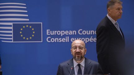 Charles Michel, président du Conseil européen, à Bruxelles (Belgique), le 25 mars 2022.&nbsp; (NICOLAS ECONOMOU / NURPHOTO / AFP)