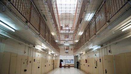 A l'int&eacute;rieur de la prison de Fresnes (Val-de-Marne) le 16 juin 2011.&nbsp; (FRED DUFOUR / AFP)