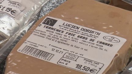 Alors que les fêtes de fin d’année arrivent, le foie gras pourrait être plus cher que d’habitude en France.
 (CAPTURE ECRAN FRANCE 2)