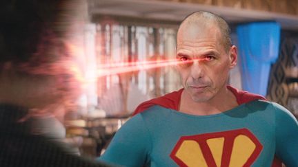 Yanis Varoufakis en Superman.
 (varoufakis.com)