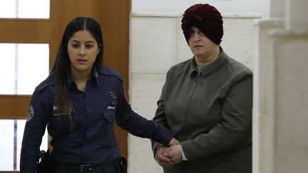 Malka&nbsp;Leifer (à droite), lors d'une audience le 27 février 2018 à Jérusalem. (AHMAD GHARABLI / AFP)