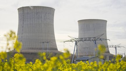 La centrale nucléaire de Saint-Laurent-Nouan (Loir-et-Cher), le 30 mars 2023. (GUILLAUME SOUVANT / AFP)