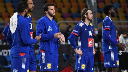 L'équipe de France termine quatrième du Mondial après sa défaite contre l'Espagne, dimanche 31 janvier 2021. (ANNE-CHRISTINE POUJOULAT / AFP)