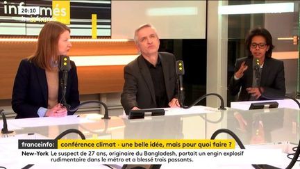 Conférence climat : "Je crois que le citoyen est assez éloigné de ces réalités là, alors qu'il est le premier concerné", s'inquiète Audrey Pulvar #lesinformés