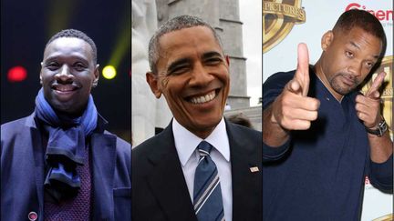 &nbsp; (Omar Sy, Barack Obama, Will Smith sur le podium des personnalités préférées des jeunes Français © MaxPPP)