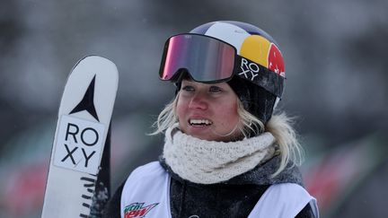 Tess Ledeux lors d'une étape de la Coupe du monde dans le Colorado, le 17 décembre 2021 (EZRA SHAW / GETTY IMAGES NORTH AMERICA)