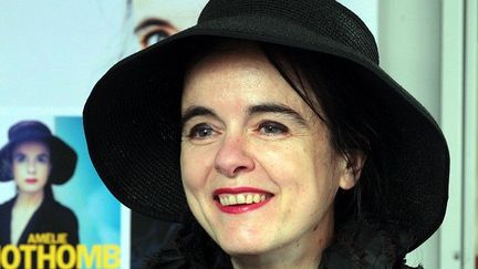 Amélie Nothomb en tournée fait la tournée des régions pour dédicacer son 23e roman "Pétronille"
 (PHOTOPQR/L&#039;&#039;ALSACE)