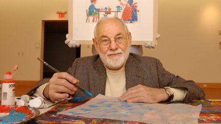 L'illustrateur et auteur Eric Carle, en 2012.&nbsp; (BOSTON GLOBE / BOSTON GLOBE)