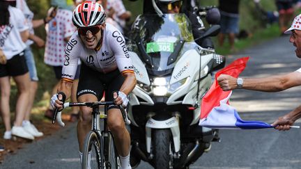 Ion Izagirre (Cofidis) lors de la 12e étape du Tour de France, le 13 juillet 2023. (THOMAS SAMSON / AFP)