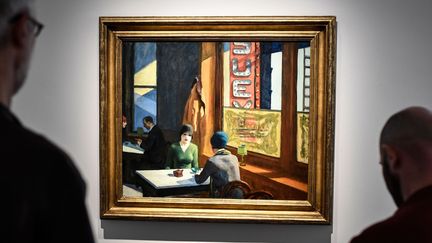 "Chop Suey" de Edward Hopper est l'oeuvre la plus attendue de la vente Barney Ebsworth chez Christie's à New York en novembre 2018.
 (Stéphane de Sakutin / AFP)