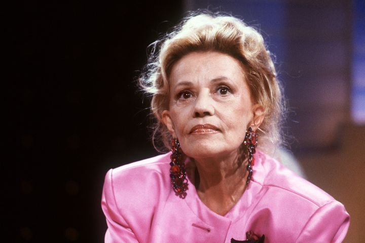 Jeanne Moreau en 1987. 
 (GEORGES BENDRIHEM / AFP)