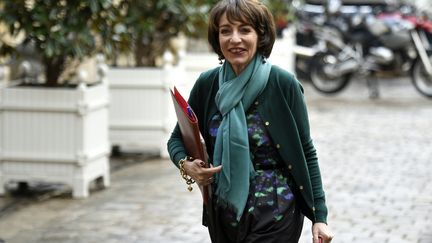 La ministre de la santé Marisol Touraine arrive à l'hôtel Matignon pour rencontrer Manuel Valls le 6 janvier 2016. (MARTIN BUREAU / AFP)