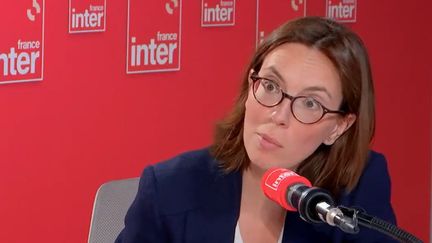 Amélie de Montchalin, la nouvelle ministre de la Transition écologique et de la Cohésion des territoires, le 24 mai sur France Inter. (FRANCEINTER / RADIO FRANCE)