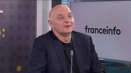 Pascale Morand,&nbsp;président exécutif de la Fédération de la haute couture et de la mode,&nbsp;invité de franceinfo le 5 mars 2021. (FRANCEINFO)