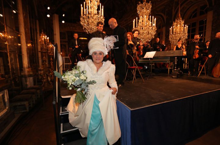 Cecilia Bartoli après son concert à la Galerie des Glaces de Versailles, le 6 octobre dernier.
 (Xavier Paris/Decca Classics)