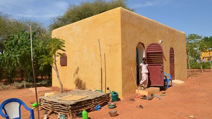 Une maison construite selon le système de la voute nubienne au Burkina Faso
 (Association La Voûte Nubienne)