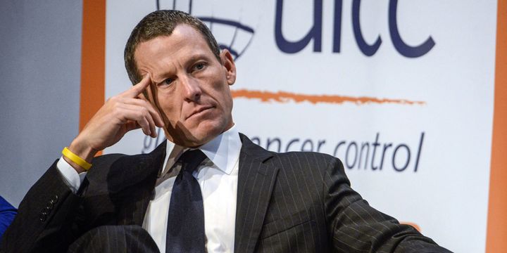 Lance Armstrong le 29 août 2012 à Montreal, lors du World Cancer Congress.
 (Rogerio Barbosa / AFP)