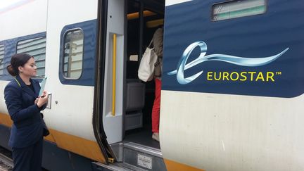 Un train Eurostar en gare d'Avignon (Vaucluse) le 26 novembre 2019. Photo d'illustration. (PHILIPPE PAUPERT / FRANCE-BLEU VAUCLUSE)