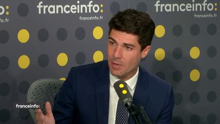 Aurélien Pradié, député Les Républicains du Lot sur franceinfo le 4 juin 2019. (FRANCEINFO)