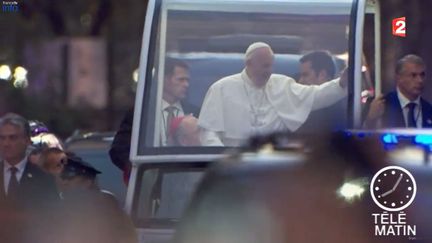 n visite aux États-Unis, le pape est arrivé à New York