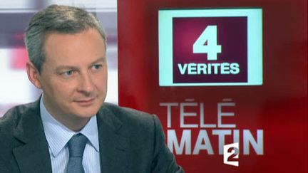 Bruno Le Maire, au 4 V sur le plateau de France 2, le 16 décembre 2010. (France 2)