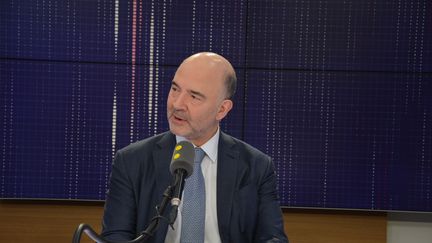 Pierre Moscovici, commissaire européen aux Affaires économiques et financières. (JEAN-CHRISTOPHE BOURDILLAT / RADIO FRANCE)