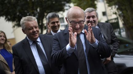 Le ministre des Finances Michel Sapin &agrave; Paris, le 23 octobre 2014. (MARTIN BUREAU / AFP)