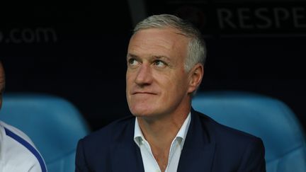 Didier Deschamps lors de la demi-finale France-Allemagne au stade Vélodrome de Marseille, le 7 juillet 2016. (MAXPPP)