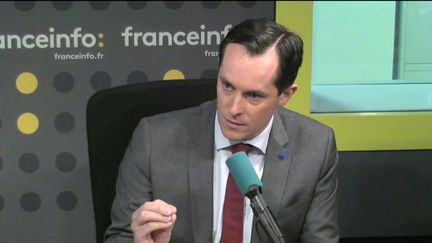 Le secrétaire général du Front national, Nicolas Bay, le 24 avril 2017. (FRANCEINFO)