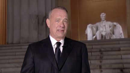 L'acteur Tom Hanks lors de l'émission "Celebrating America", pour célébrer l'investiture de Joe Biden, 20 janvier 2021 (- / BIDENINAUGURAL.ORG)