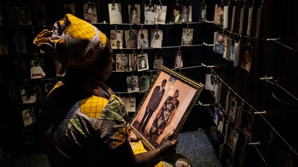 Le mémorial du génocide rwandais à Kigali le 29 avril 2018. (YASUYOSHI CHIBA / AFP) (YASUYOSHI CHIBA / AFP)