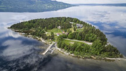 L'île norvégienne d'Utøya, le 22 juillet 2011. (MEEK, TORE / NTB SCANPIX MAG / AFP)