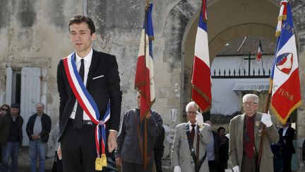 Le maire FN de Beaucaire (Gard) Julien Sanchez, le 18 mars 2015. (MAXPPP)