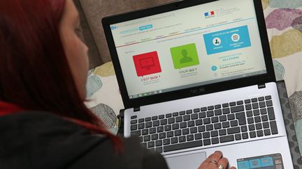 &nbsp; (une élève sur le site admission-postbac.fr © Maxppp)