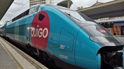 TGV Ouigo en gare de Toulon (illustration), le 19 mars 2021.&nbsp; (SOPHIE GLOTIN / FRANCE-BLEU PROVENCE)